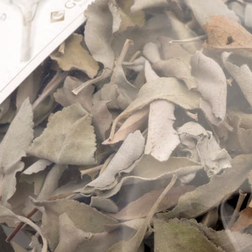 GOLD STONE Crushed White Sage, Unsorted, B-Grade, 50g, Pesticide-Free, California-Grown