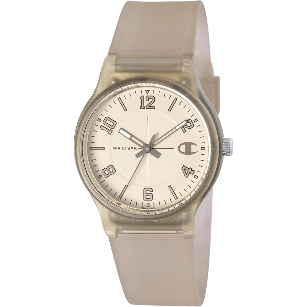 Citizen Q&Q Champion Analog Watch 10 ATM Water Resistant Grey Unisex with Rubber Band