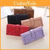 Stylish Vintage Pu Leather Long Wallet For Women With Magnetic Closure And Soft Texture