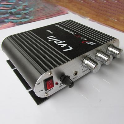 MCG Lvpin838 Subwoofer 2.1 Channels Super Bass HiFi 12V CD MP3 MP4 Stereo Radio Amplifier for Car