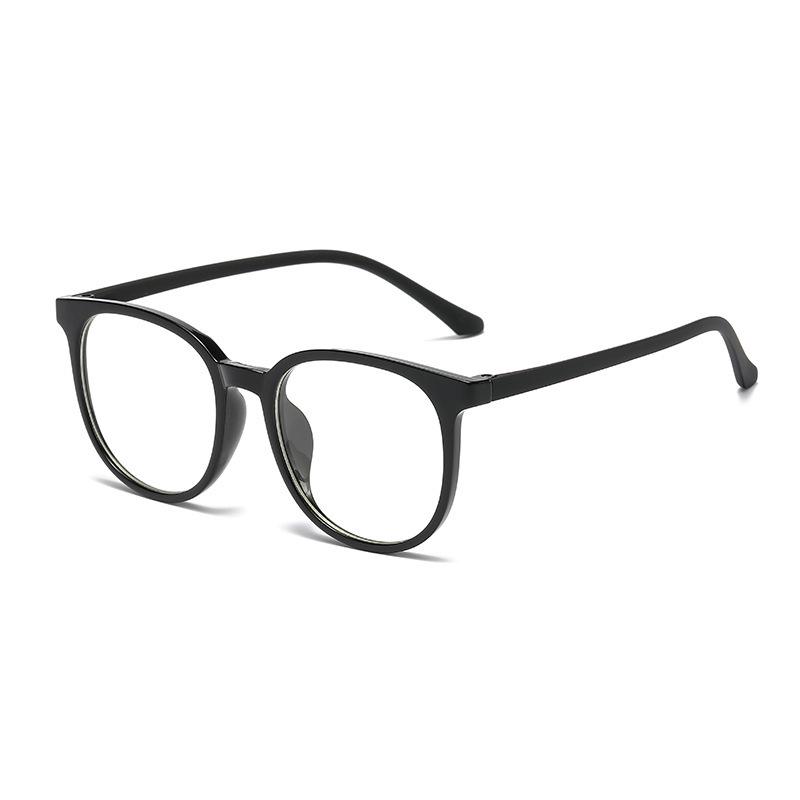 Korean Style Anti-Blue Light Large Frame Eyeglasses for Women - Slimming Myopia Glasses