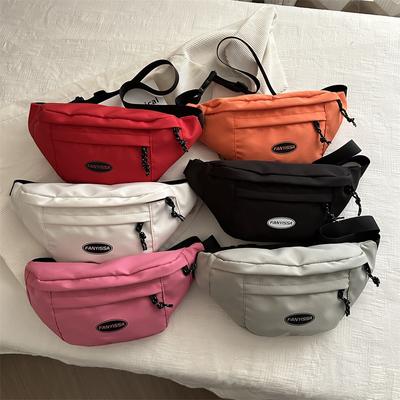 Cores Contrastantes ao Ar Livre, Estilo Estrangeiro, Fluxo de Ombro Japonês Simples e Leve, Esportes de Lazer Personalizados, Mensageiro para Celular, Pochete