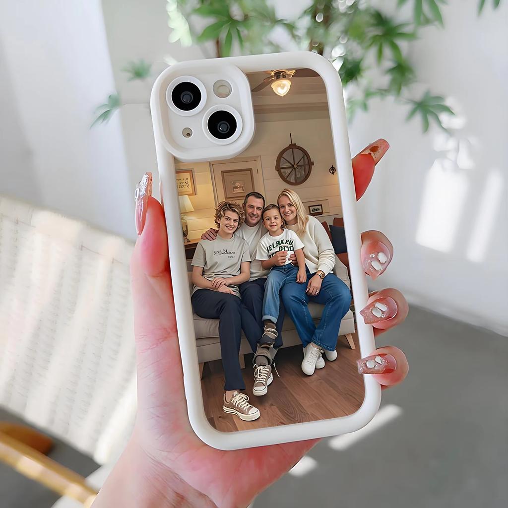 DIY Personalized Photos Customized Soft Case For iPhone 17 16 15 14 13 12 11 Pro Max SE 2020 2022 XS XR MAX Back Cover Cases