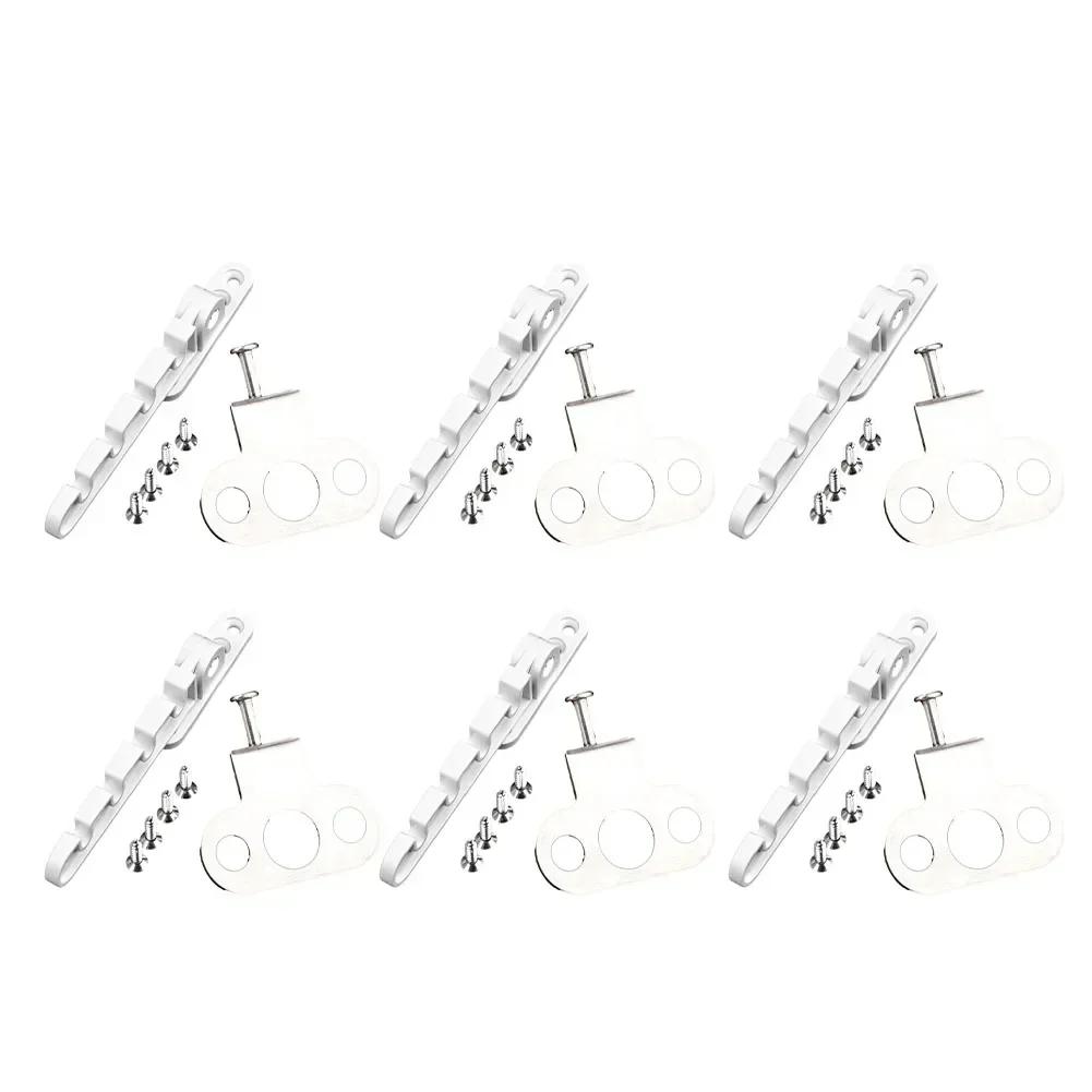 Flügelschließer Riegel Türschloss Flügelschloss Windhaken Kindersicherung Für Häuser Für Kindergärten Weißer Kunststoff Baustahl