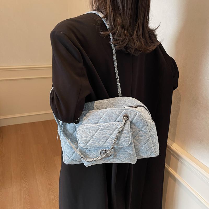 Damen Unterarm-Kettentasche Große Kapazität Leichte Tragetasche