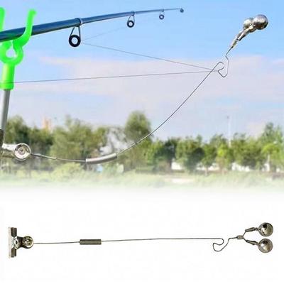 Stainless Steel Fish Bell Alarm, Adjustable Fishing Bite Alarm Indicator For Sea Carp Fishing Throwing Rod Fishing Alarm