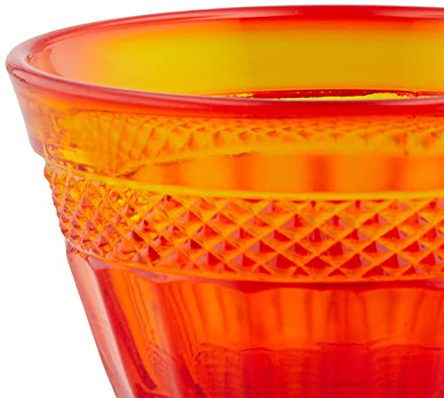 Aderia (ADERIA) Shonai Craft Sake Cup, Red, 55ml, Red Tall Cup, Set of 3, Made in Japan, F-70393