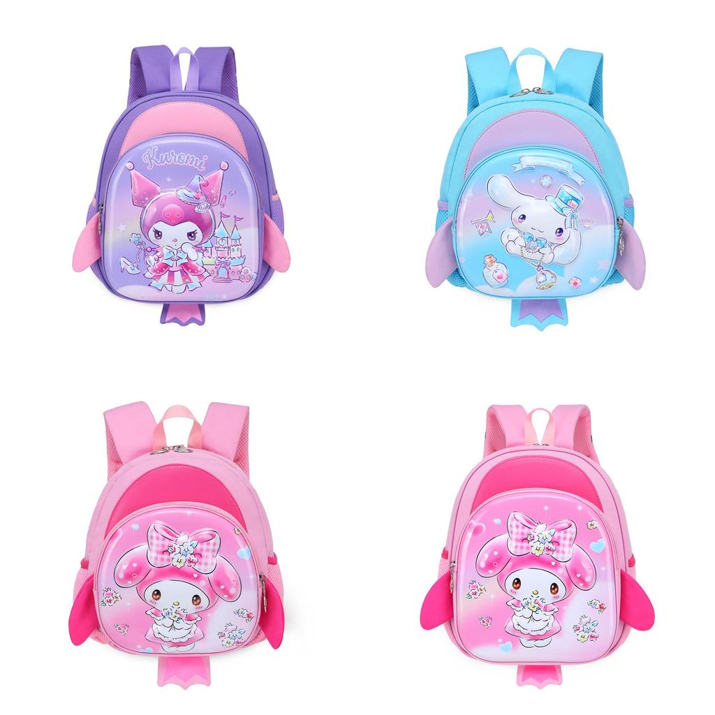 Kuromi Melody Cinnamoroll Double Shoulder Bag For Boys And Girls With Light Weight And Cute Design