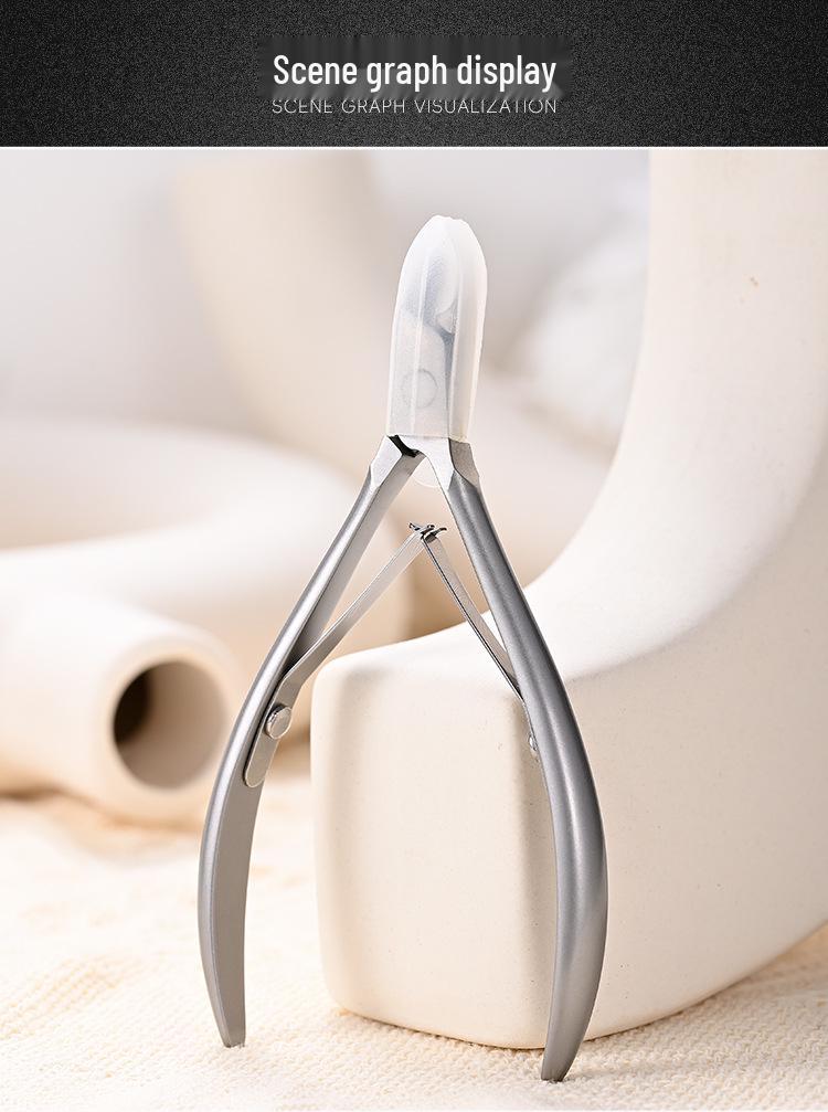 Handmade Stainless Steel Russian Cuticle Nippers - Swallowtail Nail Scissors and Clippers