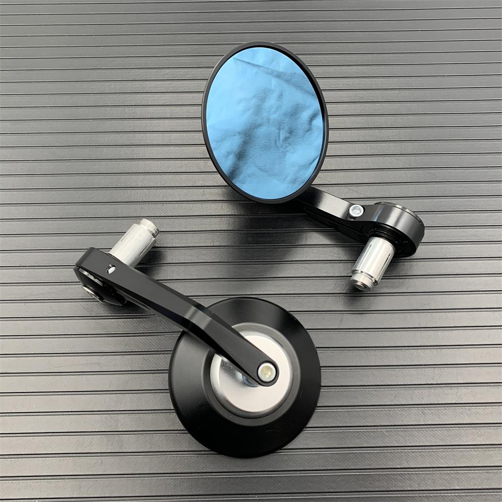 Motorcycle Bar End Mirror Universal Rear View Mirrors CNC Aluminum 7/8" 22mm For KAWASAKI NINJA 400 Z650 Z750 Z800 Z900 MT09 07