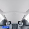 2PCS For Tesla Model 3/Y/3 Highland/Y Juniper Ice Cloth Buckle Shades for Glass Roof Front & Rear Sunroof Skylight Sunshade