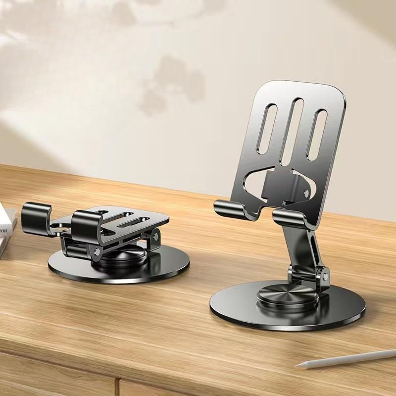 Support universel rotatif à 360 degrés pour téléphone et tablette, entièrement en métal, anti-stress