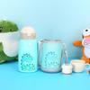 316 Stainless Steel Kids' Thermos Cup with Cartoon Sleeve & Straw - Perfect for Gifts