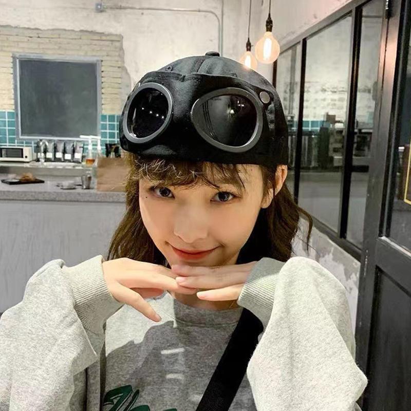 Men'S Hat Trendy Backwards Glasses Baseball Cap Women'S Street Style Baseball Cap