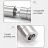 Stainless Steel Thumb Push Spice Sauce Grinders Manual Salt Grinder Fennel Pepper Spices Grinder For Various Spices Kitchen Tool