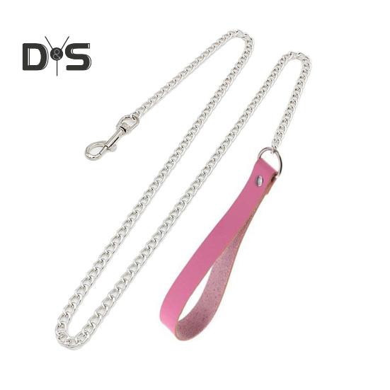 2Pcs/Set Rivet Necklace with Leash Adjustable Length Rivet Decor Collar Rope Set Couple Sexy Necklace Adult Erotic Products