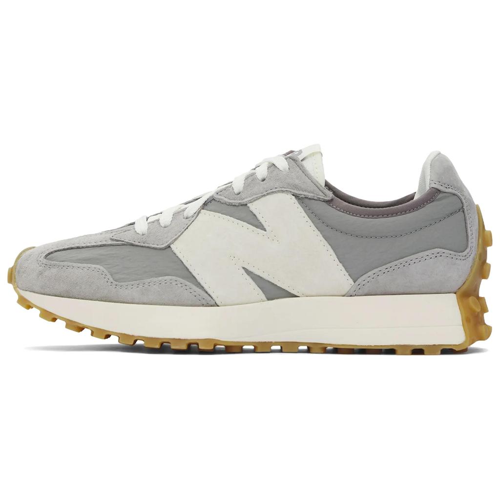 New Balance NB 327 Scarpe da Ginnastica Basse Casual per la Città, il Pendolarismo e la Corsa Unisex Ecru Nero MS327KA1(Team62-)