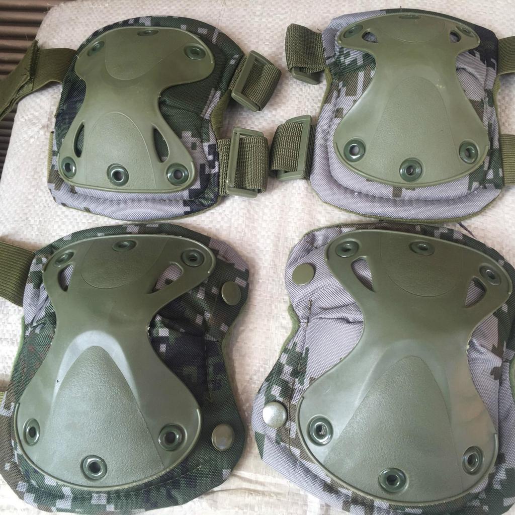 King Kong Tactical Protective Gear Set: CS Outdoor Knee & Elbow Pads for Cycling and Military Fans