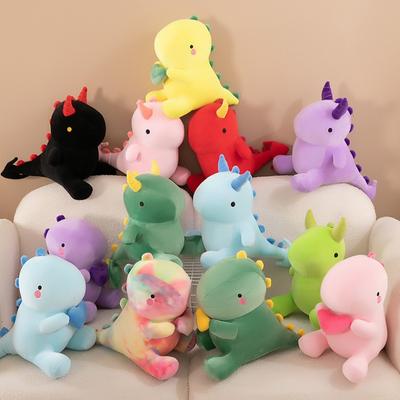 Squishy Kawaii Plush Dinosaur Doll Toy Cute Soft Dino Plushies Cartoon Animal Kids Birthday Stuffed Animals Patung Dolls Peluche