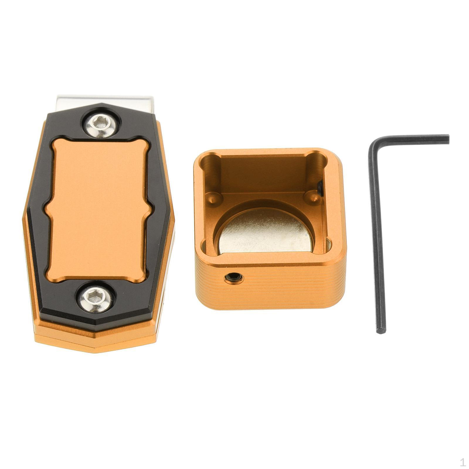 

Chalk Holder with Belt Clip Billiards Accessories Practical Tool золотий