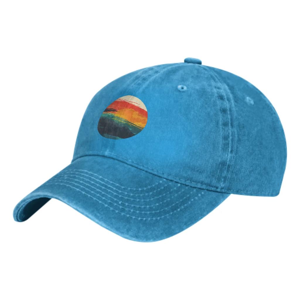 Sky Ocean Sun Summer Classic Fashion Men Trucker Hat Cotton Breathable Women Cowboy Cap Outdoor Leisure Basketball Caps