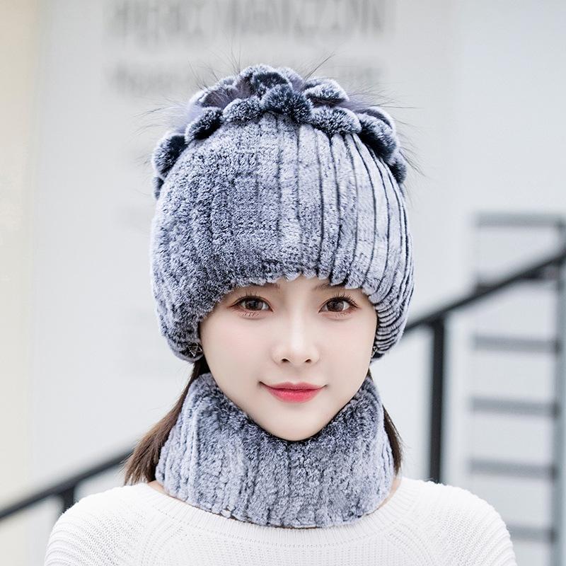 Berretto Classico in Peluche di Pelliccia Sintetica Spesso Antifreddo Elasticizzato Maglia Cappelli Leggero Elastico Calotta Cranica Soffice Scalda Orecchie Berretti da Donna