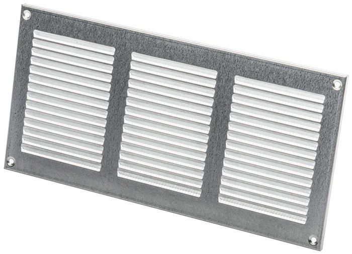 Grille de Ventilation - LIRAST - 300x150mm - Acier Galvanisé - Moustiquaire - Usage Interne/Externe