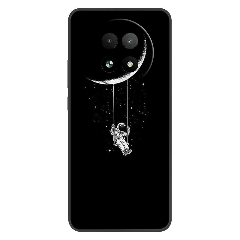 For Realme 13+ 5G Case Silicone Luxury Space Soft Bumper for OPPO Realme 13 Pro Plus 5G Phone Cover TPU Fundas Fashion Bag