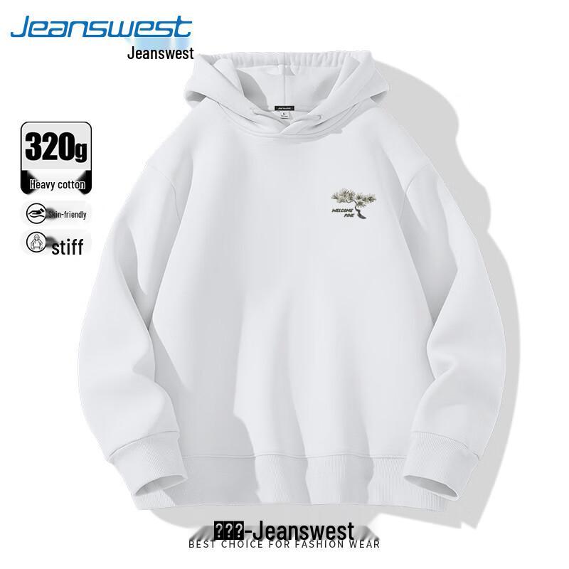 Jeanswest Men's Chinese Style Heavy Cotton Hoodie