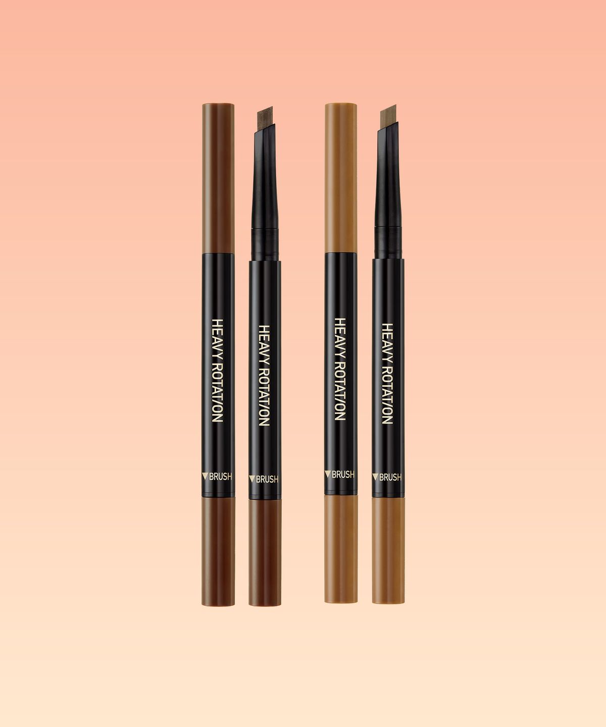 [2-pack] Hard Edge Eyebrow Pencil 01 Caramel Brown (H)