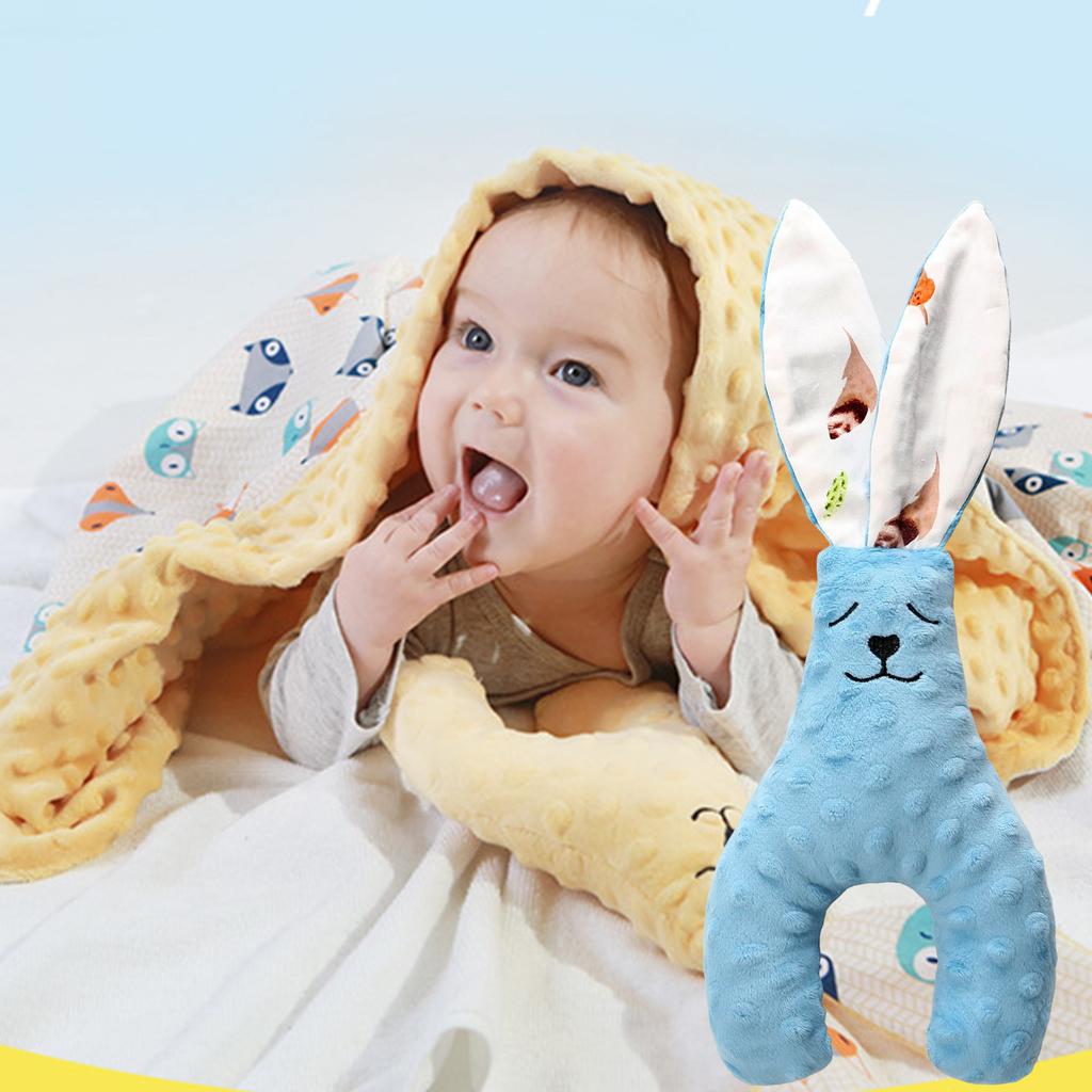 Yumuşak ve Nefes Alabilen Rahatlatıcı Havlu Peluş Bebek Uyku Oyuncağı Beşik veya Bebek Arabalarında Konfor ve Güvenlik için Yatıştırıcı Bebek
