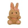 Internet Celebrity Cute Bunny Pendant Plush Toy Doll Cream White Rabbit Bag Pendant Keychain Doll Doll