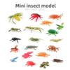 Mini Insect Model Set With Colorful Soft Rubber Figures For Educational Display And Collection