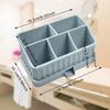 Bathroom Organizer for Electric Toothbrush, Toothpaste, And Soap Dish with Drainage