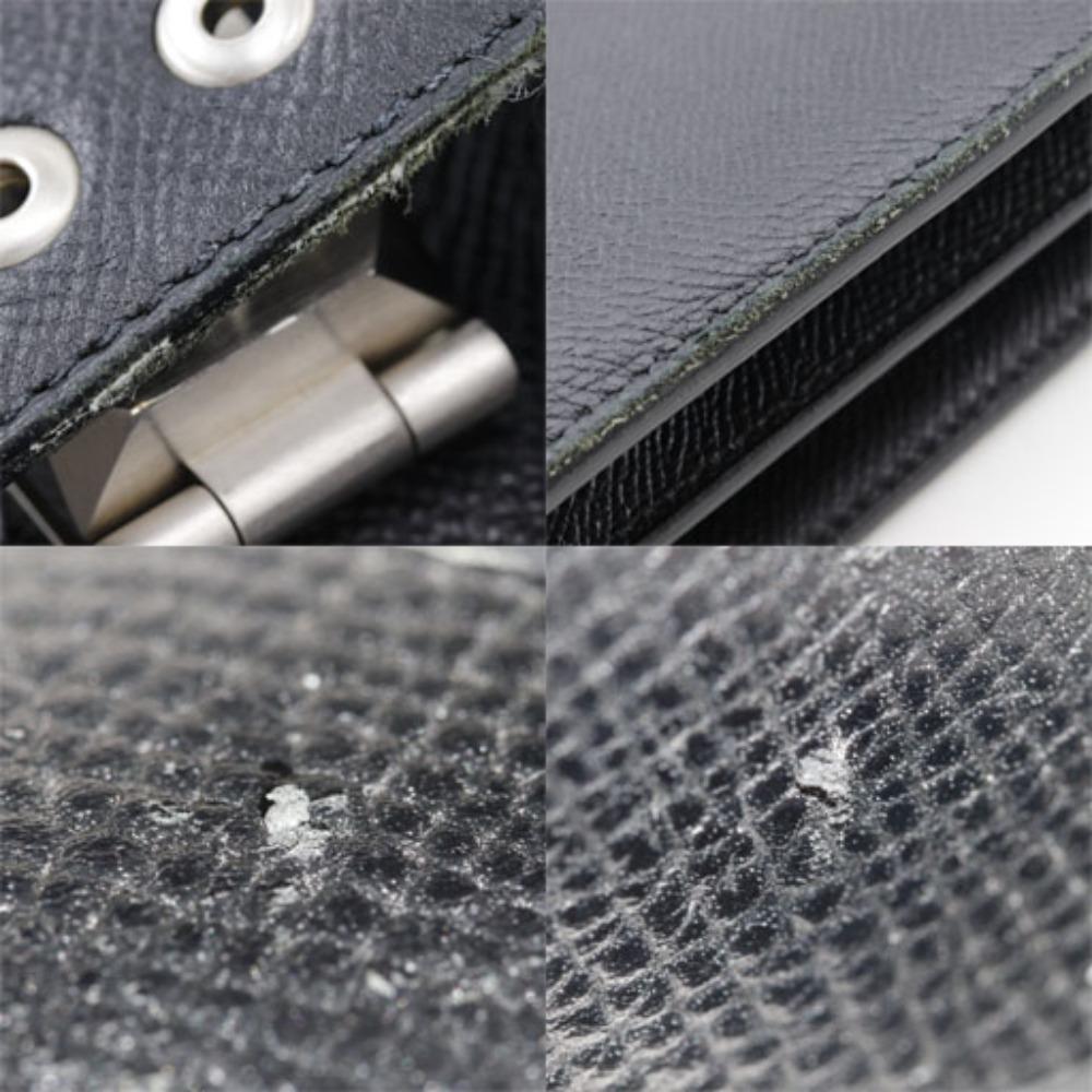 HERMES Sac Adepeche 38 Business bag black/SilverHardware Epsom mens Used