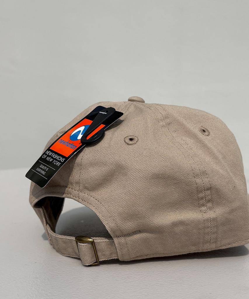 Nyuhaeteun Washed Ball Cap Slide Buckle (Khaki)
