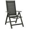 7 Piece Garden Dining Set Aluminum Anthracite