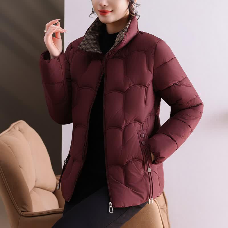 YUZHAOLIN Women s Mid-length Winter Padded Coat 3XL
