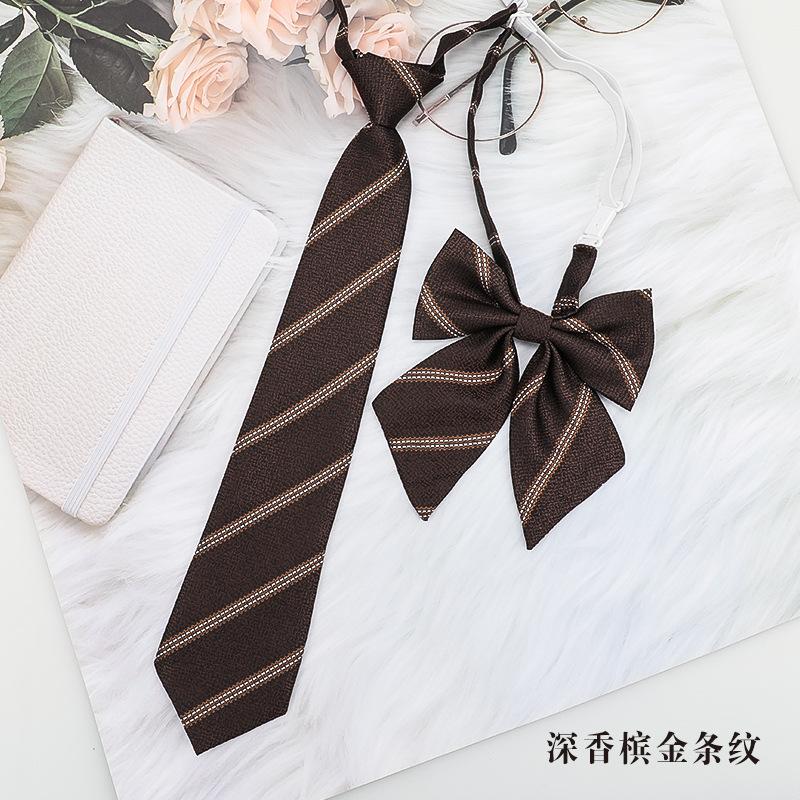 Jk Small Tie Necktie Girl Student Summer Bow Tie Japanese Dk College Style Graduation Free Shirt Couple Decoration