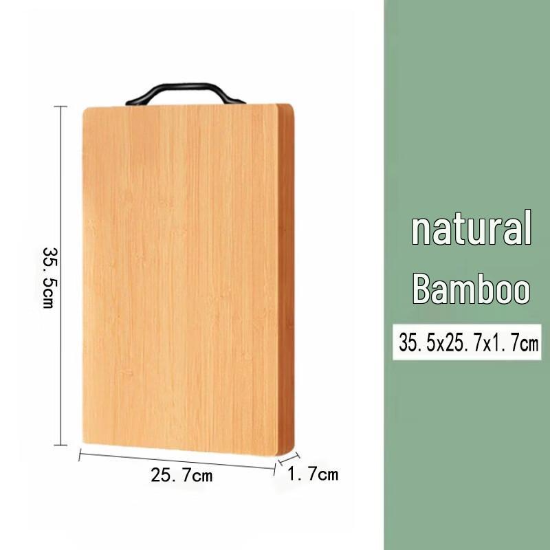 Yongtai Thickened Antibacterial Nanzhu Bamboo Cutting Board with Handle