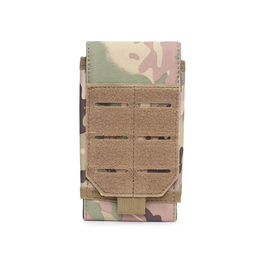 Outdoor Sports Molle Phone Pouch Waist Pack Camping Hiking Hunting Accessories EDC Tool Bag Mobile Phone Holder Mag Holster Bags