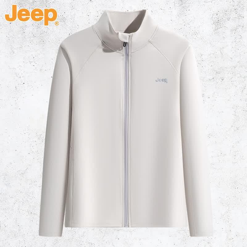 Jeep Men's Quick-Dry Stand Collar Sports Jacket