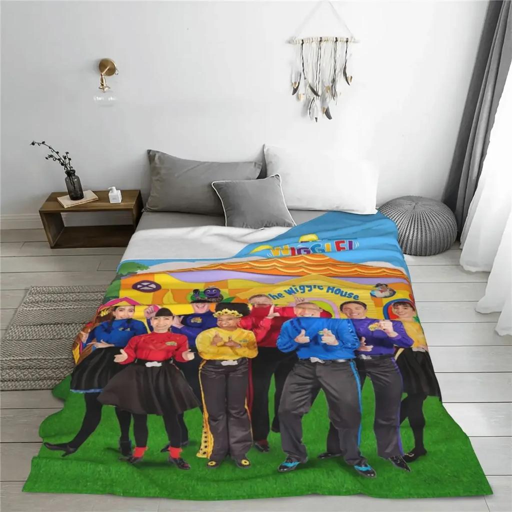 Throw Blanket The Wiggles Micro Fleece Blanket Four Sizes Blanket Comfortable For Bedroom Nice Gift
