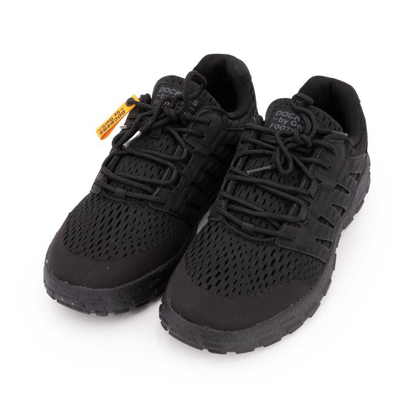Baskets souples tissu noir avec lacets Homme DOCKERS BY GERLI