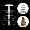 3/4/5 Tier Dessert Display Holder Clear Cake Serving Rack Acrylic Cupcake Stand  Cupcake Events