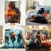 Game B Battlefield Throw Flannel Throw Blanket Suitable for Sofa Living Room Bedroom