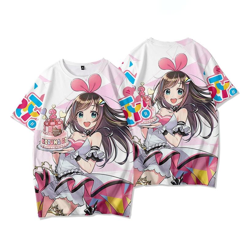 T-shirt 2026 New 3D Print Kawaii Kid Anime T Shirt Men/Women Harajuku Short Sleeve Tee Top