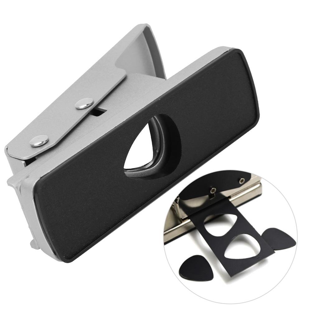 DIY Guitar Pick Punch Maker Cutter Tool With 2 Guitar Pick Strips (Grey)