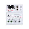 2 Channel Sound Mixer DJ Controller with Multiple Inputs   Power MP3   Output Independent Control Knobs Metal   for Recording Stage Perfor