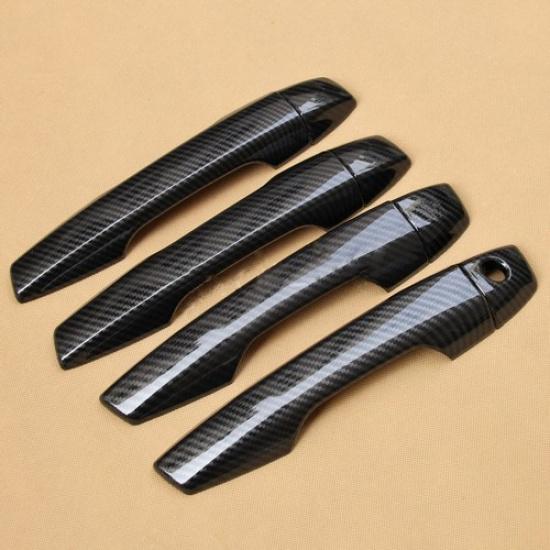 Carbon Fiber Door Handle Cover Accessories For Mitsubishi Eclipse Cross 2018+